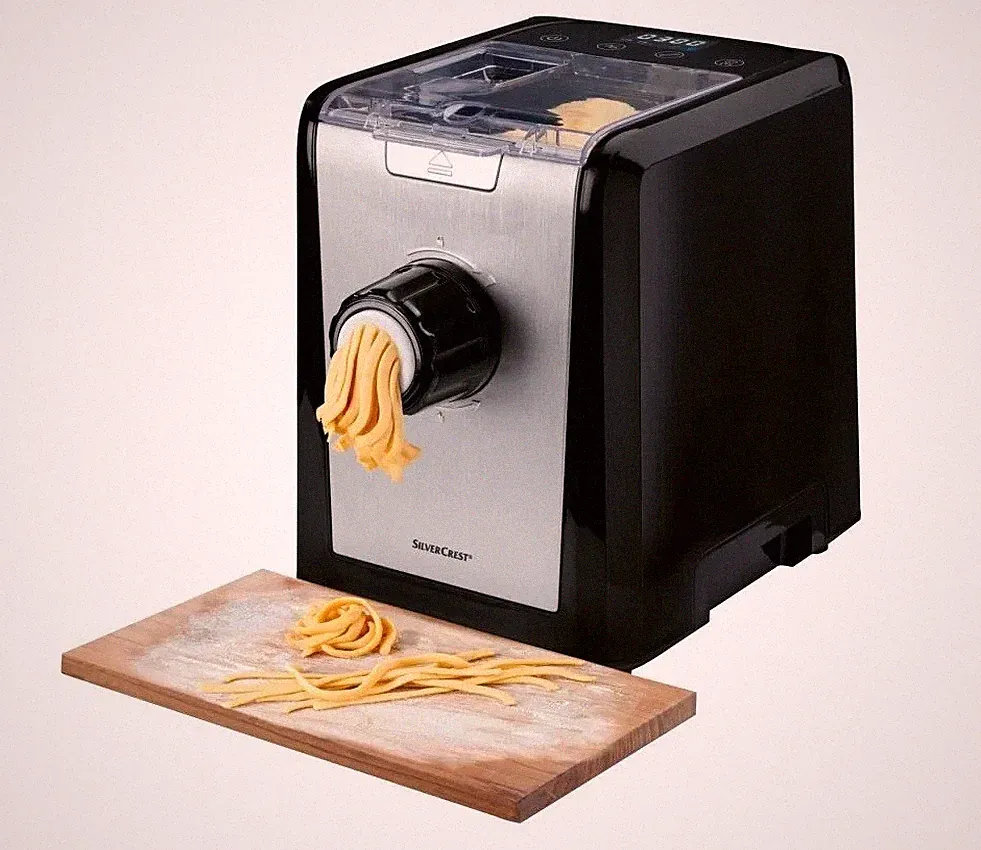 SilverCrest Pasta Maschine elektrisch 8 Formscheiben Nudelmaschine NEU OVP